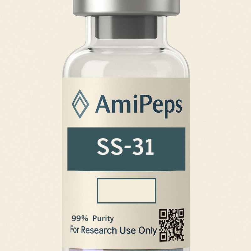 50mg vial of SS-31 research peptides at amipeps.com